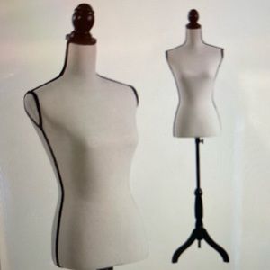 Beige Female Dress Form Mannequin